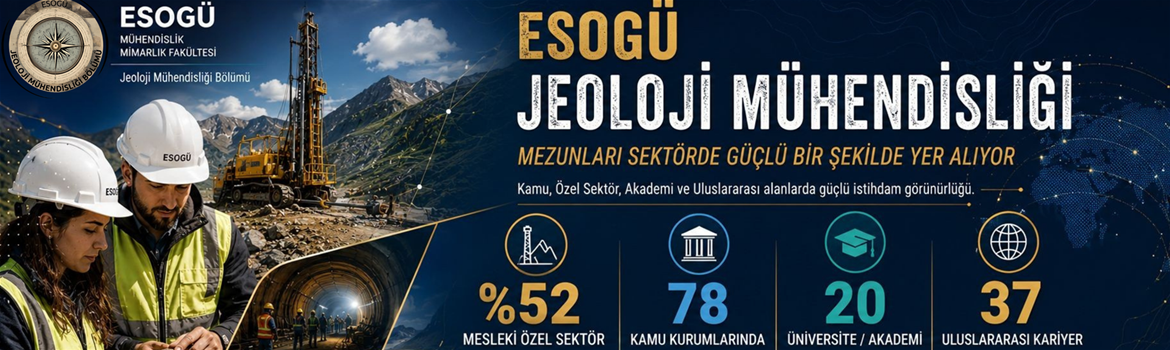ESOGÜ Jeoloji Mühendisliği Bölümü Lisans Mezunları Sektörel Dağılım Analizi